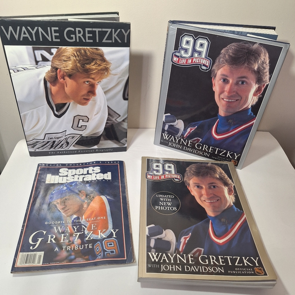 RARE 4-ITEM WAYNE GRETZKY COLLECTOR'S MEMORABILIA BUNDLE
